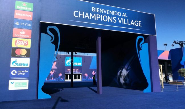 Decoration Hospitality UEFA Champions_League Final Escato Madrid