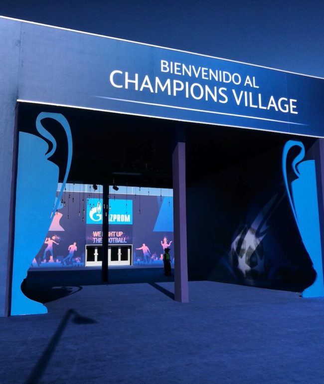 Decoration Hospitality UEFA Champions_League Final Escato Madrid